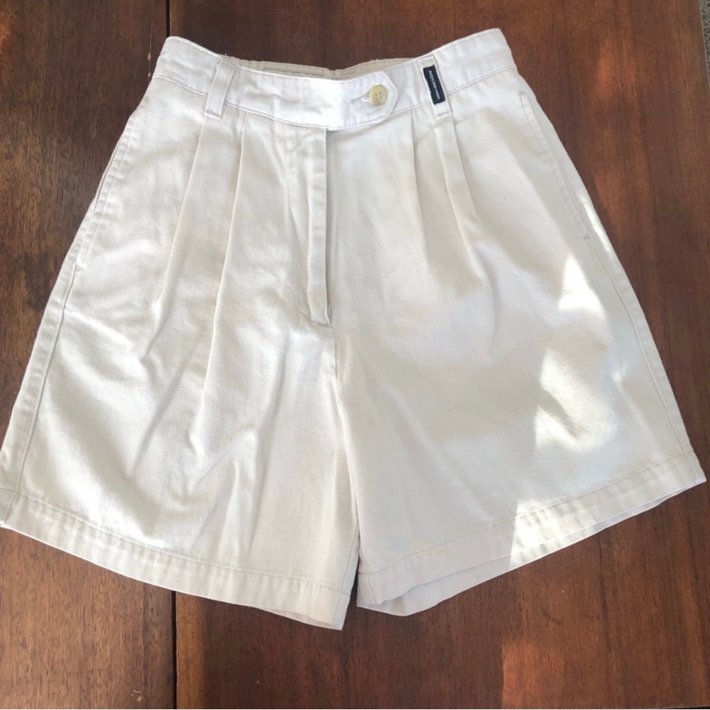 RARE Rocky Mountain vintage high rise shorts 80s 90s ivory western white Rockies